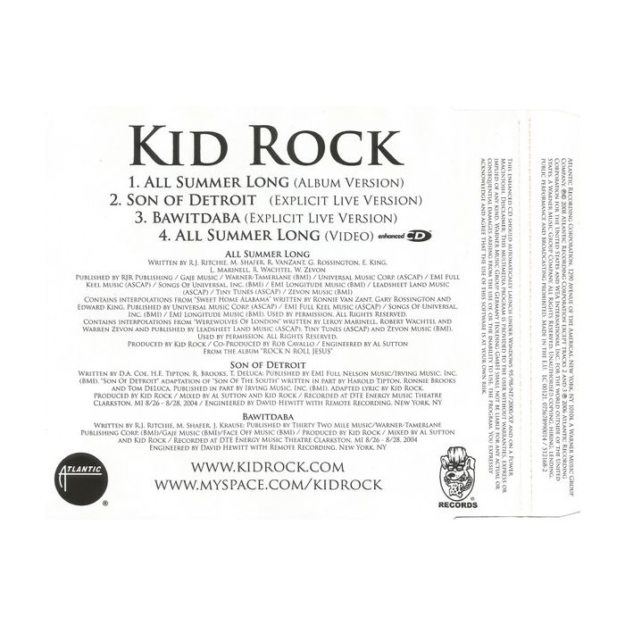 Kid Rock - All Summer Long