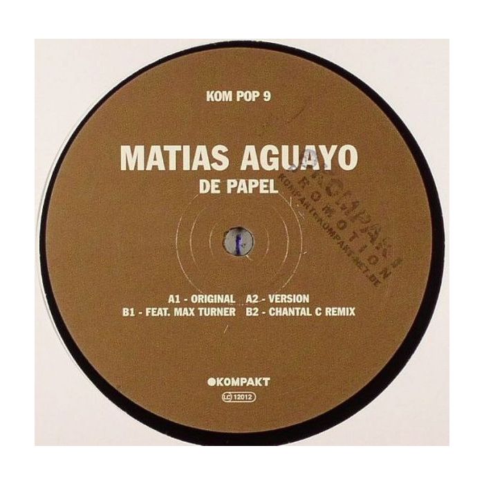 Matias Aguayo - De Papel