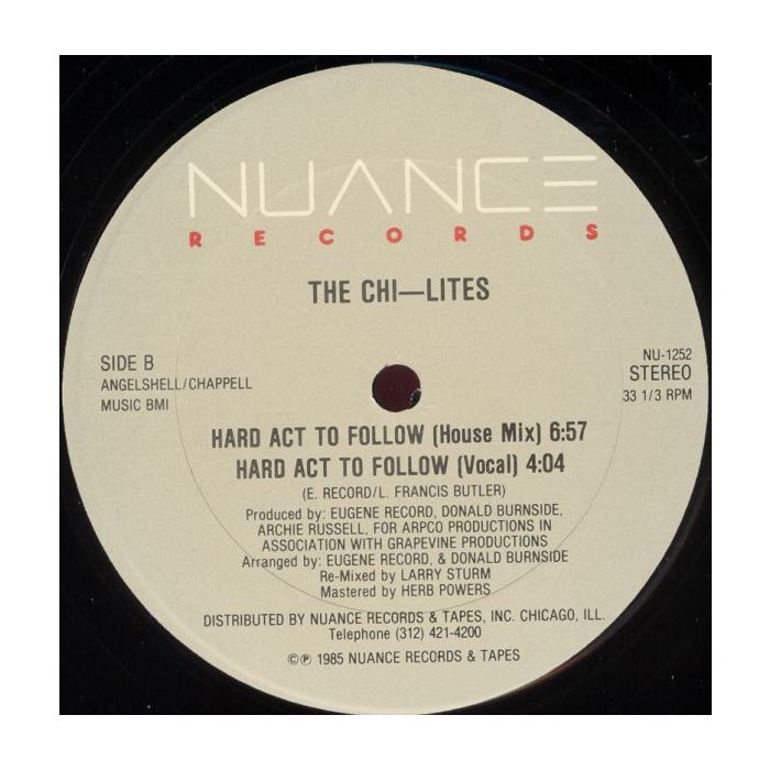 The Chi-Lites - Hard Act To Follow
