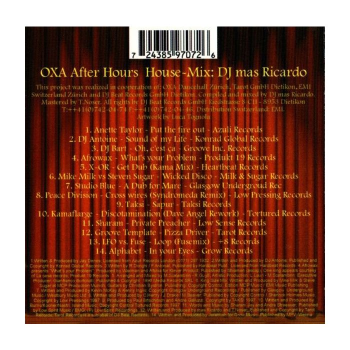 Mas Ricardo - Oxa After Hours - House Mix