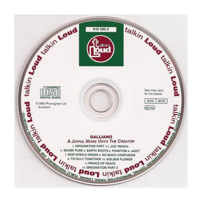 Galliano - A Joyful Noise Unto The Creator