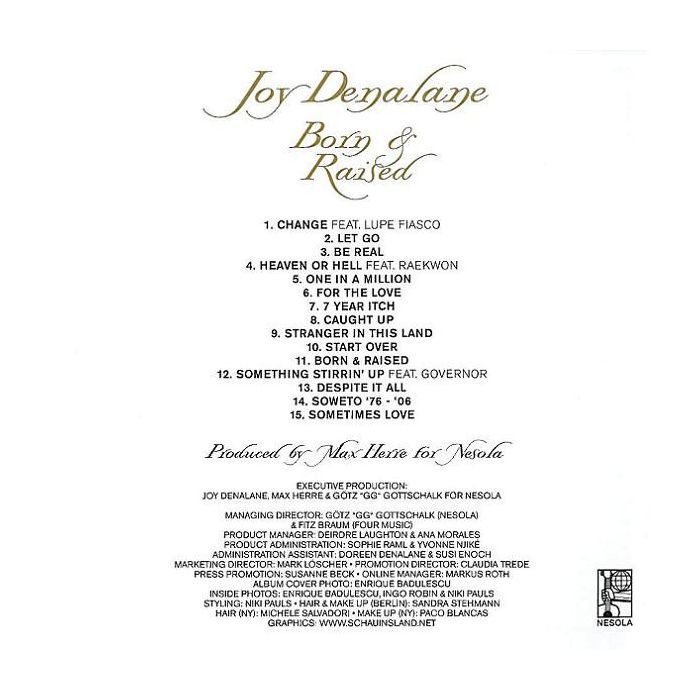 Joy Denalane - Born & Raised
