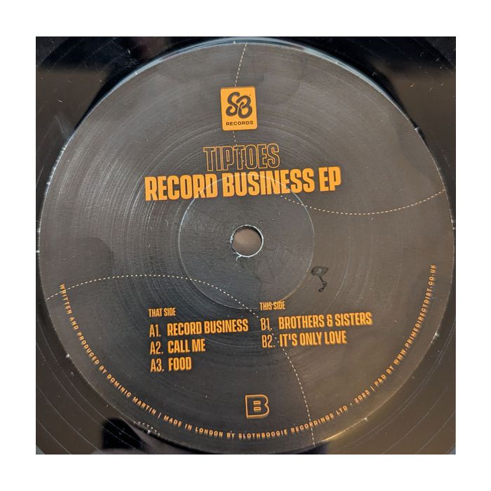 Tiptoes - Record Business EP
