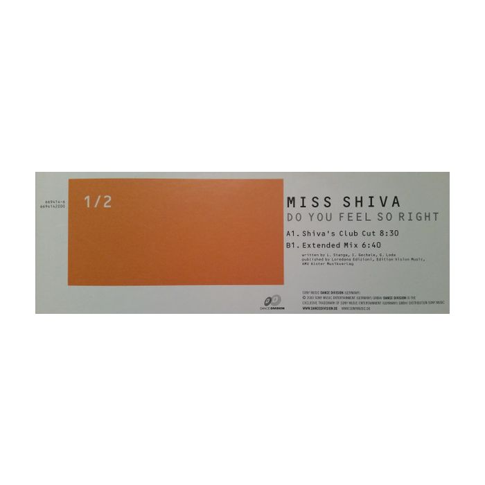 Miss Shiva - Do You Feel So Right (Part 1 Of 2)