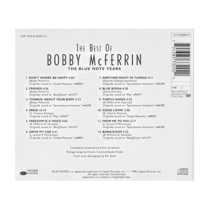 Bobby McFerrin - The Best Of Bobby McFerrin