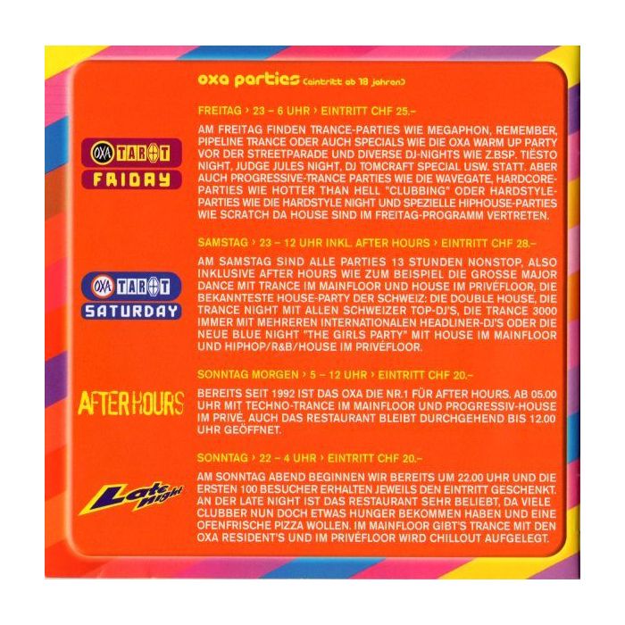 Various - OXA Trance Parade 2003