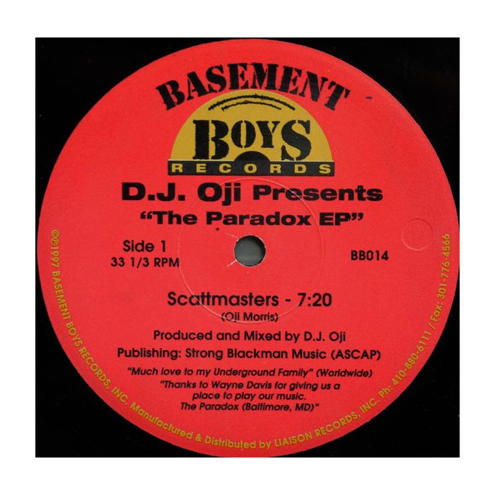 DJ Oji - The Paradox EP