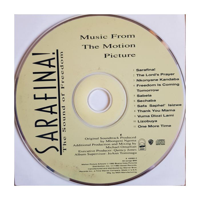 Mbongeni Ngema - Sarafina! The Sound Of Freedom (Music From The Motion Picture)