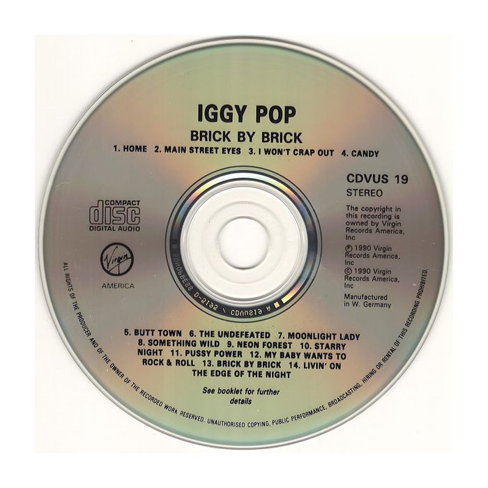 Iggy Pop - Brick By Brick