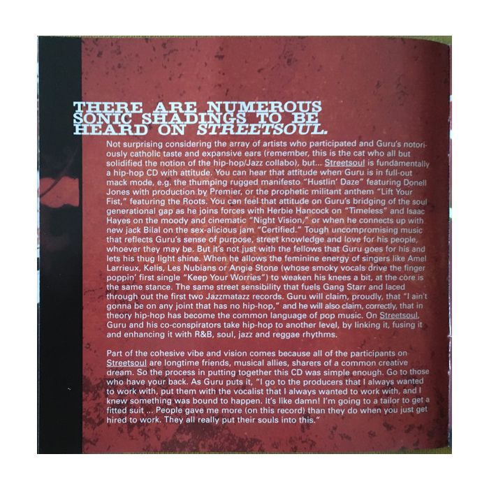 Guru - Guru's Jazzmatazz Streetsoul