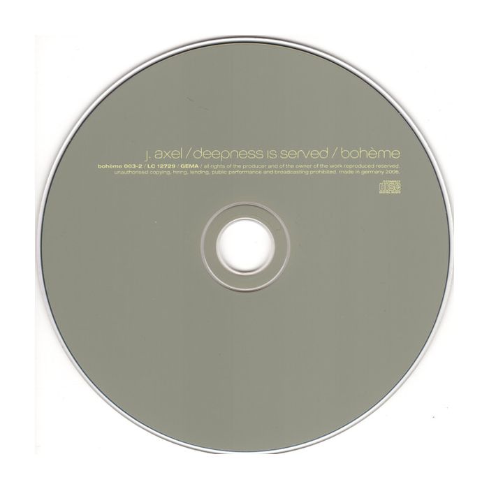 J.Axel - Deepness Is Served