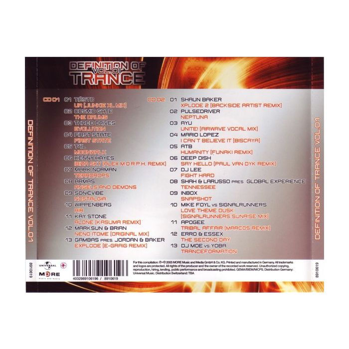 Various - Definition Of Trance Vol.01