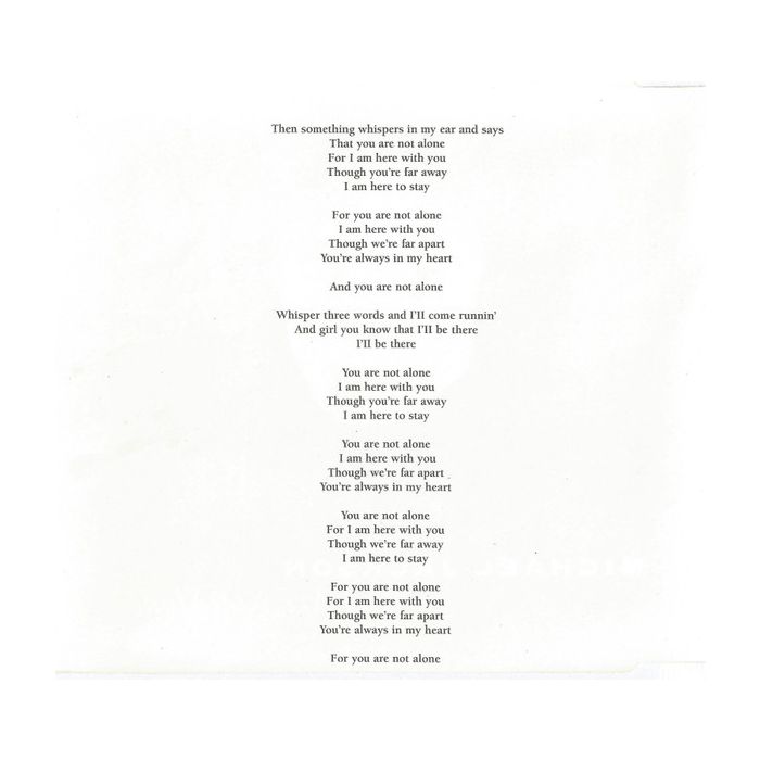 Michael Jackson - You Are Not Alone