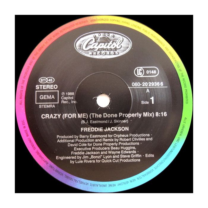 Freddie Jackson - Crazy (For Me)