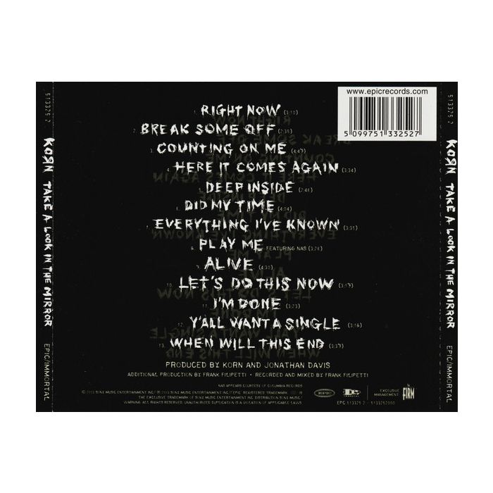 Korn - Take A Look In The Mirror
