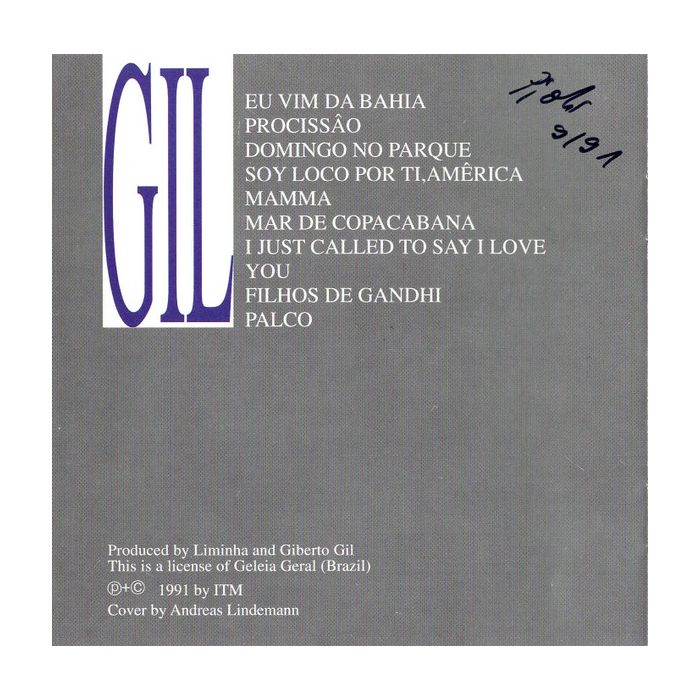 Gilberto Gil - Gilberto Em Concerto