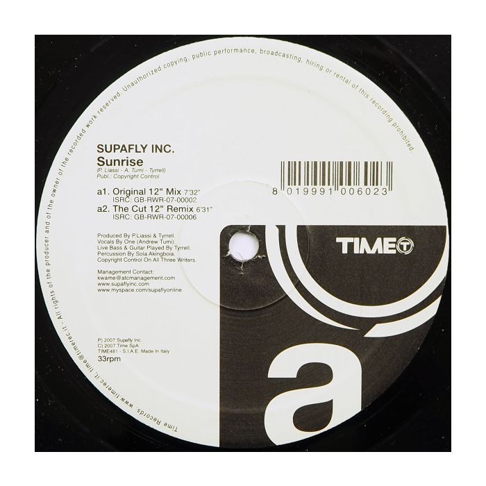 Supafly - Sunrise