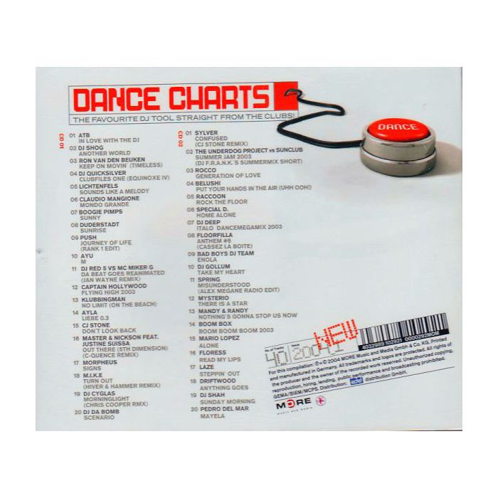 Various - Dance Charts 2004_1