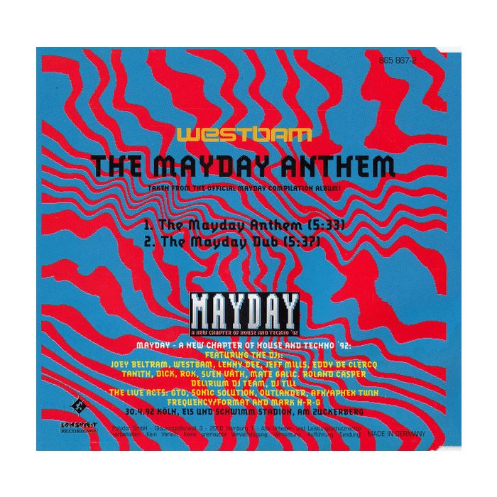 WestBam - The Mayday Anthem