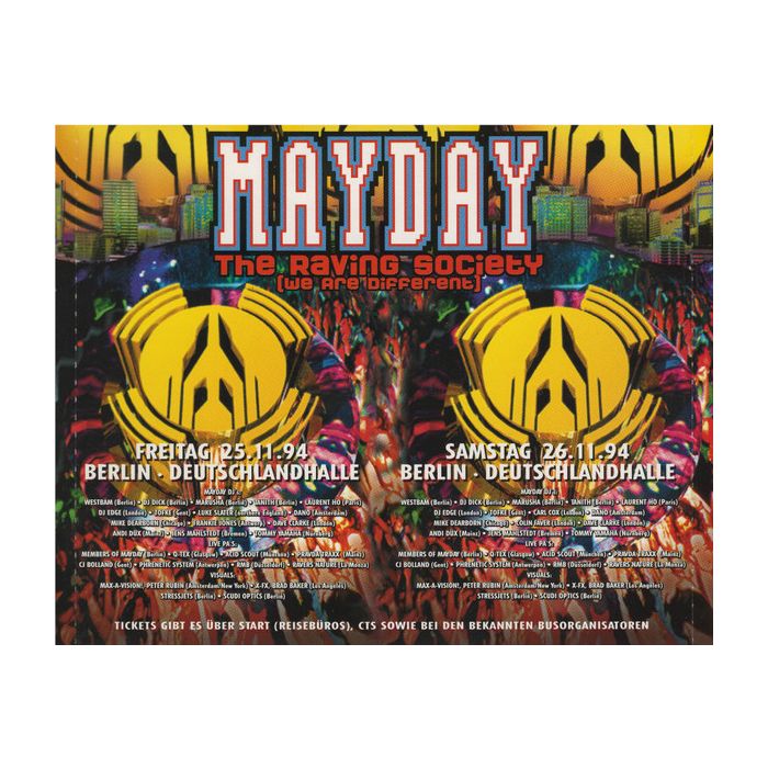 Various - Mayday - The Raving Society (We Are Different) - The Mayday-Compilation-Album