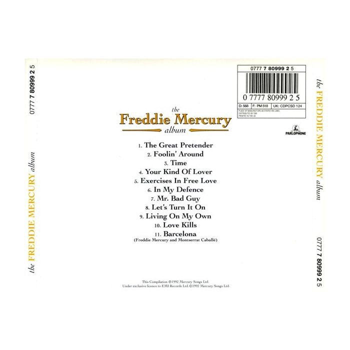 Freddie Mercury - The Freddie Mercury Album