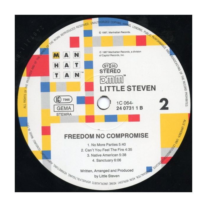 Little Steven - Freedom No Compromise
