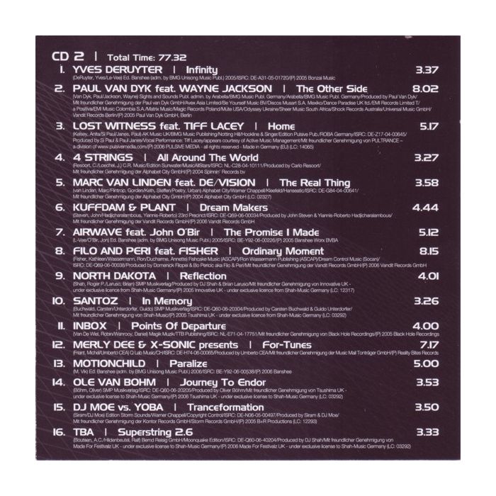 Various - Melodic Trance 2006 (The Greatest Trance Anthems)