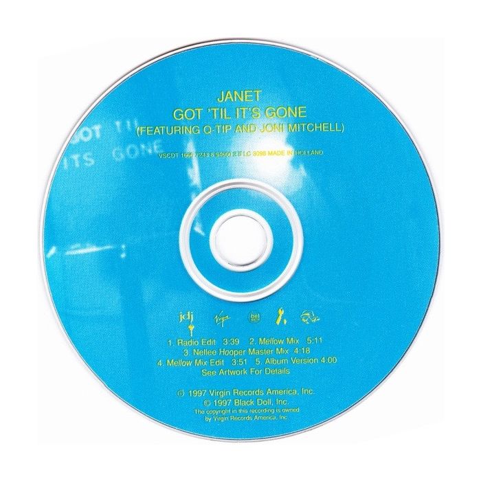 Janet Jackson Featuring Q-Tip And Joni Mitchell - Got 'Til It's Gone