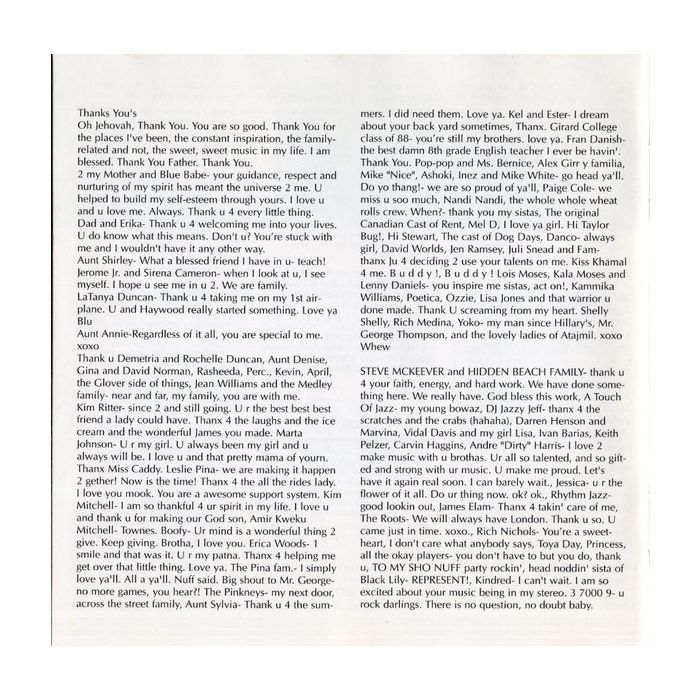 Jill Scott - Who Is Jill Scott? (Words And Sounds Vol. 1)