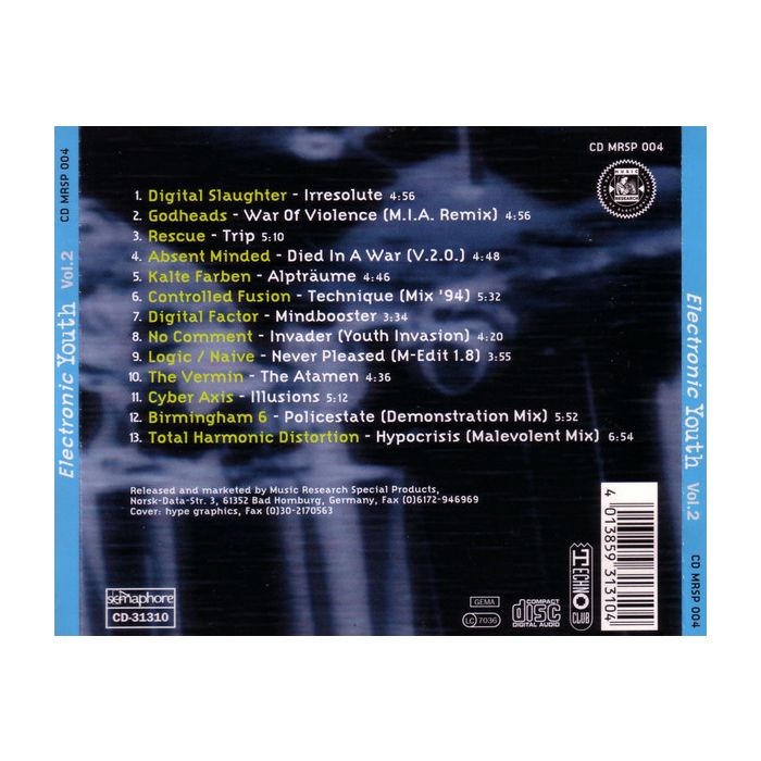 Various - Electronic Youth Vol.2