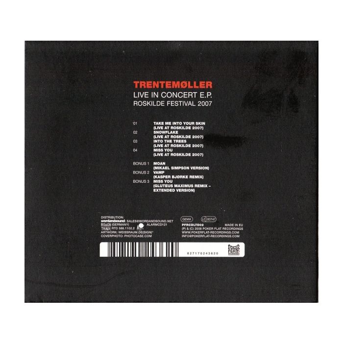 Trentemøller - Live In Concert E.P. (Roskilde Festival 2007)