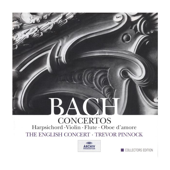 Johann Sebastian Bach : The English Concert · Trevor Pinnock - Concertos: Harpsichord · Violin · Flute · Oboe D'amore