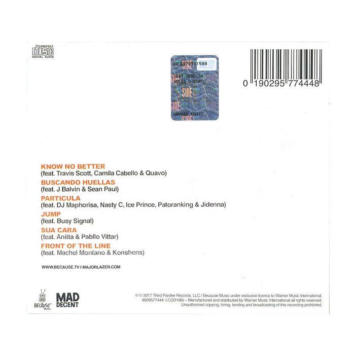 Major Lazer - Know No Better EP