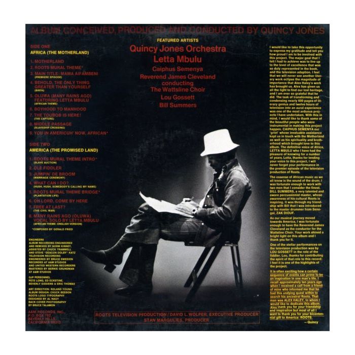 Quincy Jones - Roots (The Saga Of An American Family)