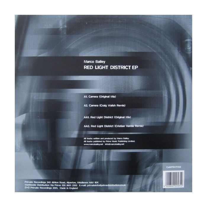 Marco Bailey - Red Light District EP