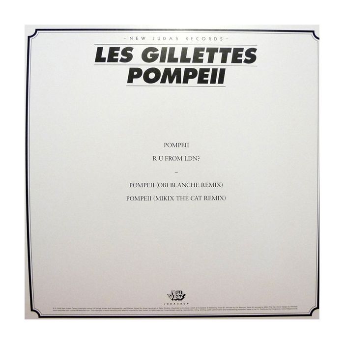 Les Gillettes - Pompeii EP