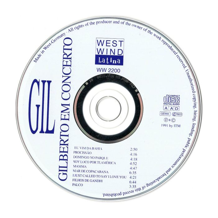 Gilberto Gil - Gilberto Em Concerto