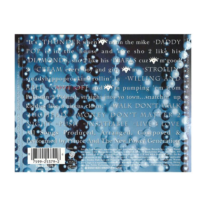 Prince & The New Power Generation - Diamonds And Pearls