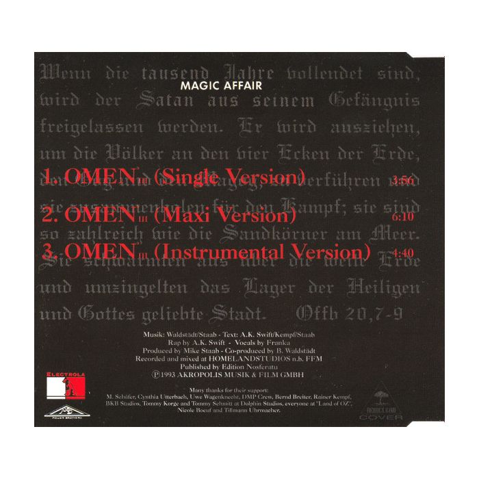 Magic Affair - Omen III
