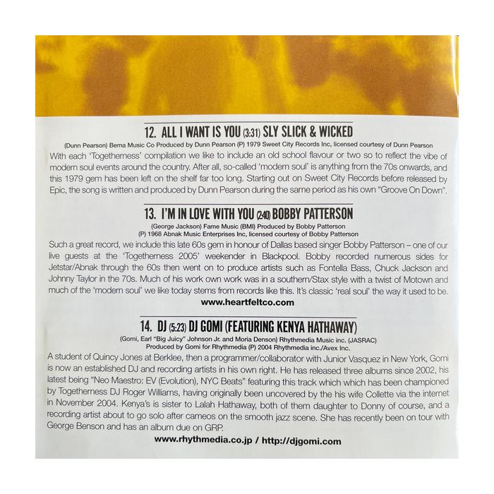 Various - Soul Togetherness 2005