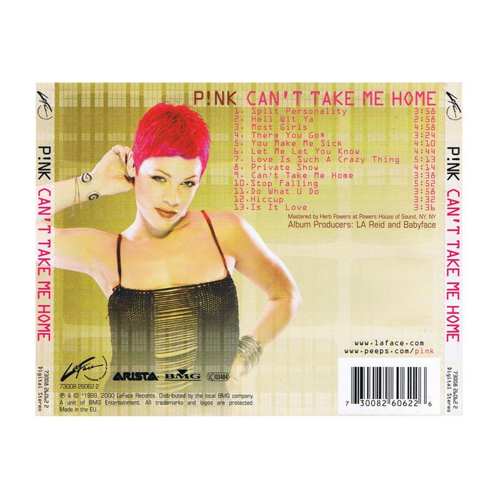 P!NK - Can't Take Me Home