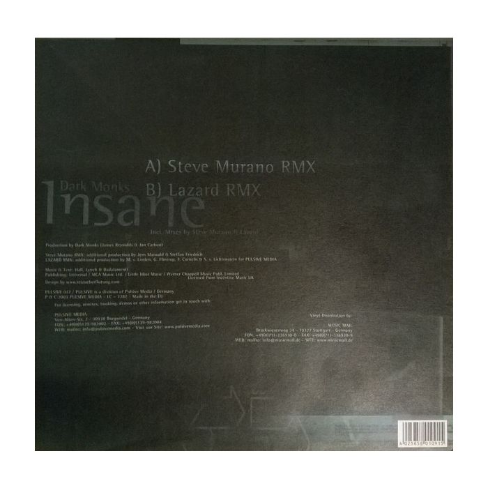 Dark Monks - Insane