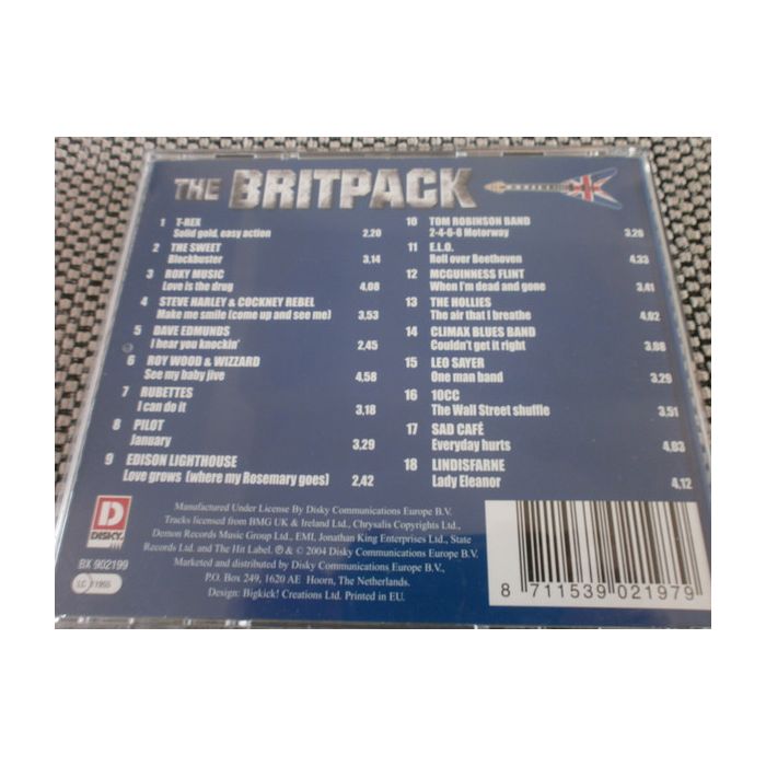 Various - The Britpack: 70's UK Innovators Of Pop