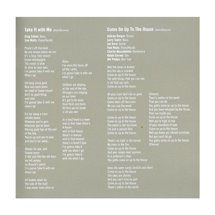 Tom Waits - Mule Variations