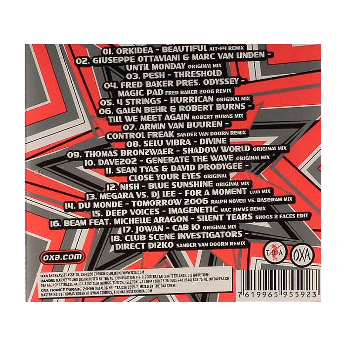 Various - OXA Trance Parade 2006