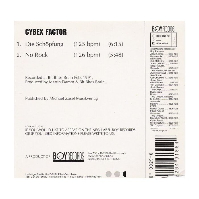 Cybex Factor - Die Schöpfung