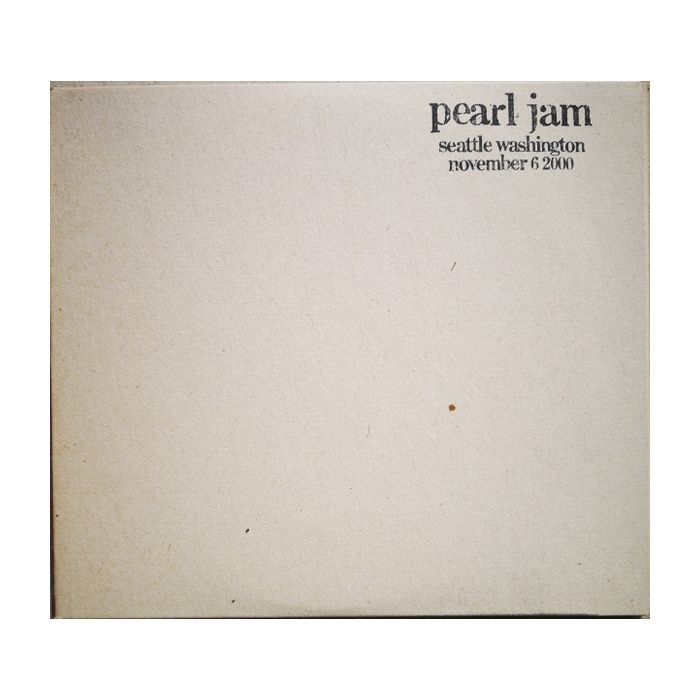 Pearl Jam - Seattle, Washington - November 6, 2000