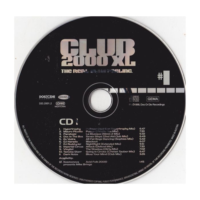Various - Club 2000 XL -  The Real Club Feeling #1