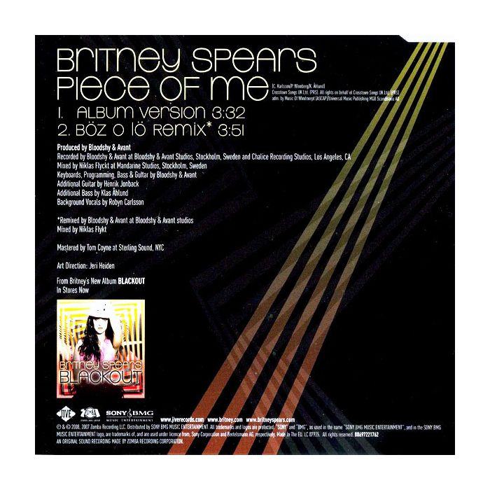 Britney Spears - Piece Of Me