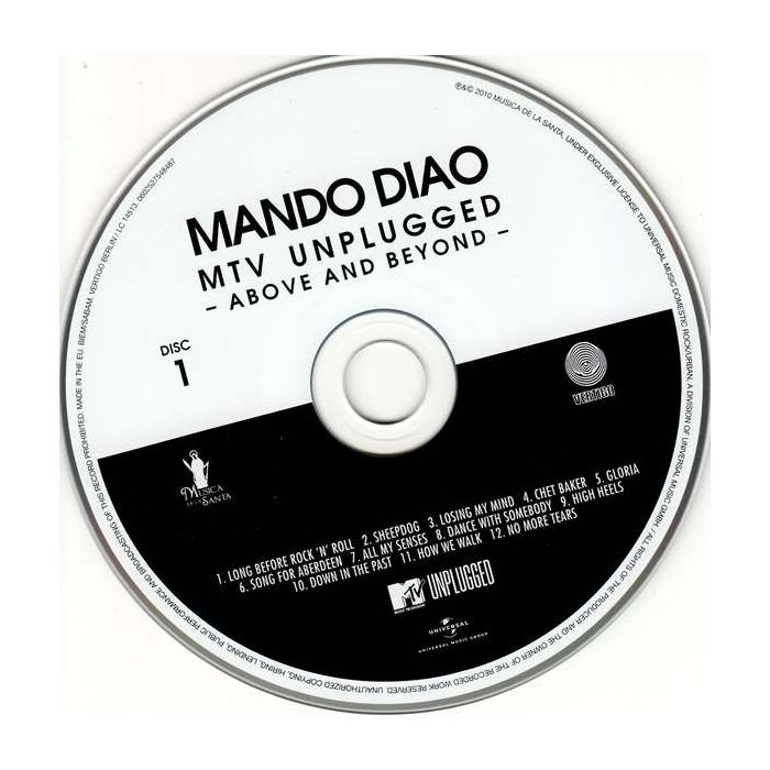 Mando Diao - MTV Unplugged (Above And Beyond)
